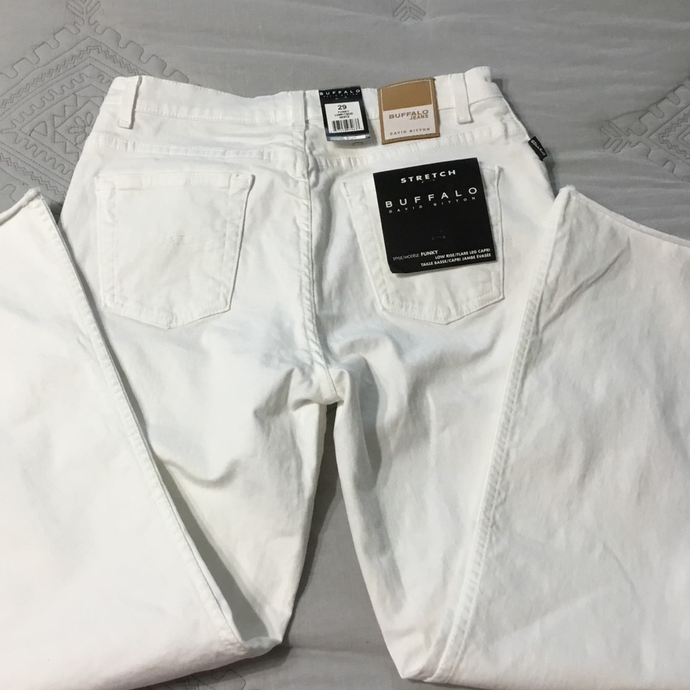 Buffalo David Bitton Funky White Jeans Siz…